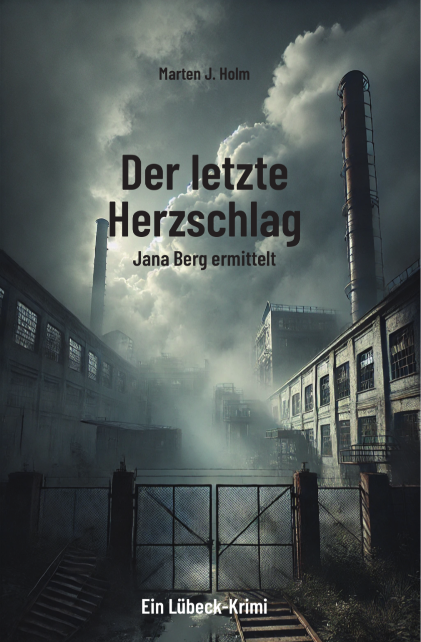 Buchcover Der letzte Herzschlag von Marten J. Holm – ein Kriminalroman aus Lübeck